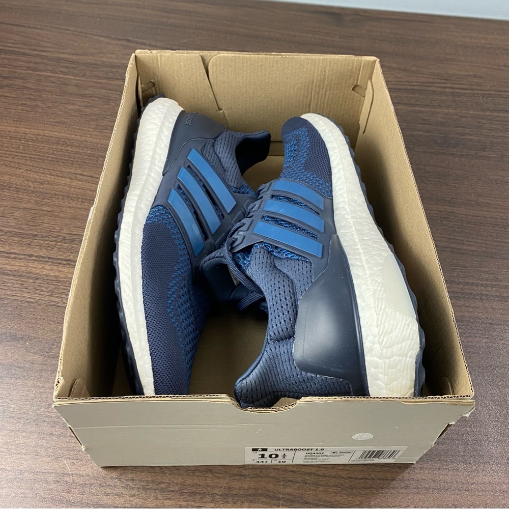 Adidas Ultraboost 1.0 Ultra Boost Shadow Navy Blue White HQ4203 Mens Size - Picture 8 of 10